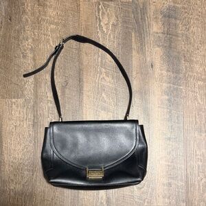 Kate Spade New York Edna Miro Street Shoulder Bag Black Leather WKRU3380